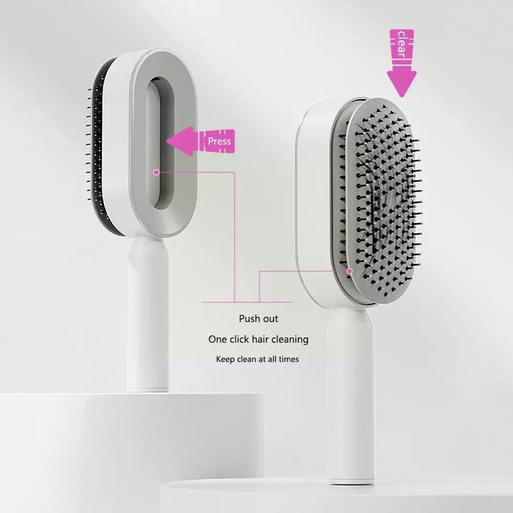 Self Cleaning Hair Brush For Women Massage Scalp Promote Blood Circulation Anti Hair Loss 3D Hair Growth Comb Hairbrush Self-Cleaning Hair Brush 3D Air Cushion Massager Brush Airbag Massage Comb B Self Cleaning Hair Brush For Women Massage Scalp Promote Blood Circulation Anti Hair Loss 3D Hair Growth Comb Hairbrush Self-Cleaning Hair Brush 3D Air Cushion Massager Brush Airbag Massage Comb B